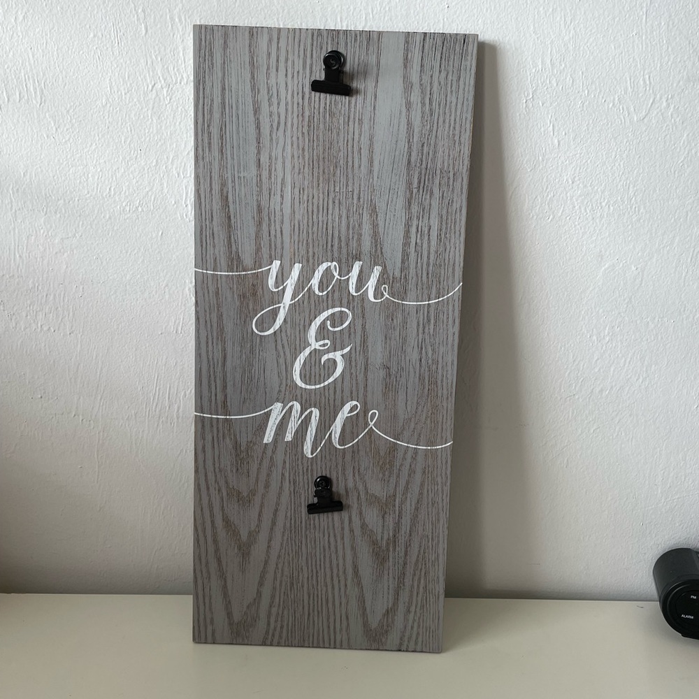 Wall decor: You and Me